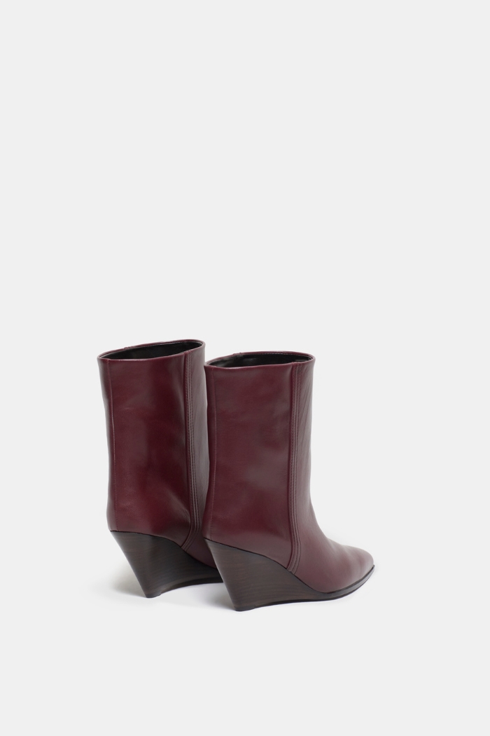 Closed, C99564 Wedge Boots, Chili pepper red